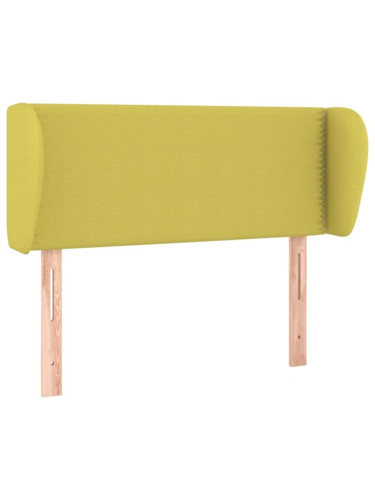 Čelo postele typu ušák zelené 83x23x78/88 cm textil