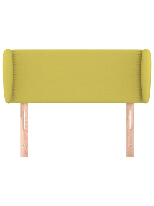 Čelo postele typu ušák zelené 83x23x78/88 cm textil