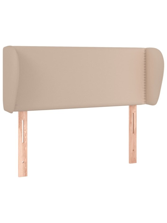 Čelo postele typu ušák cappuccino 93x23x78/88 cm umělá kůže