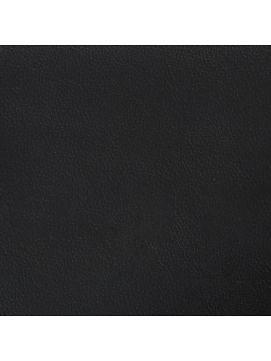 Čelo postele typu ušák černé 103x23x78/88 cm umělá kůže