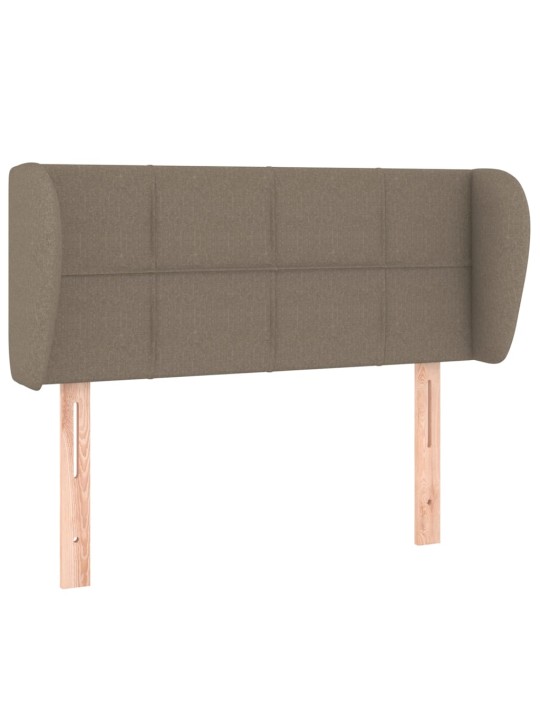 Čelo postele typu ušák taupe 83x23x78/88 cm textil