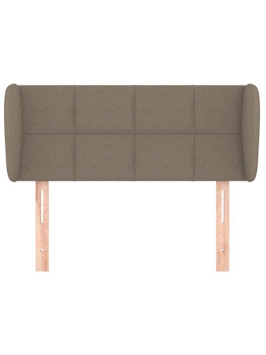 Čelo postele typu ušák taupe 83x23x78/88 cm textil