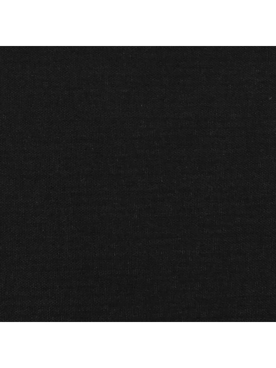 Čelo postele typu ušák černé 147x23x78/88 cm textil