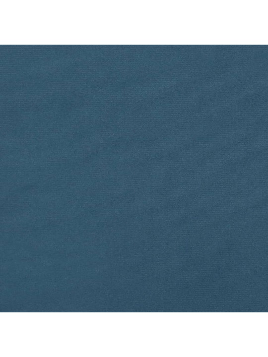 Čelo postele typu ušák tmavě modré 83x23x78/88 cm samet