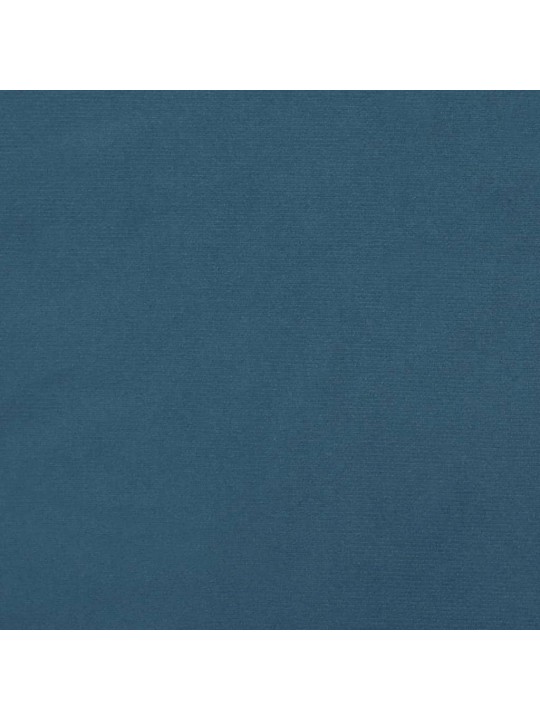 Čelo postele typu ušák tmavě modré 93x23x78/88 cm samet