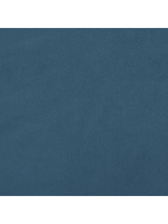 Čelo postele typu ušák tmavě modrá 183x23x118/128 cm samet