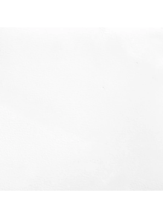 Čelo postele typu ušák bílá 163x16x78/88 cm umělá kůže