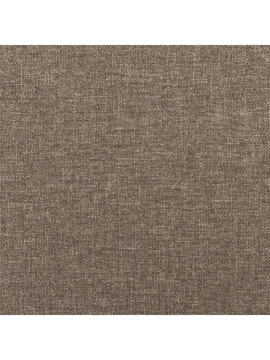 Čelo postele typu ušák taupe 183x16x78/88 cm textil