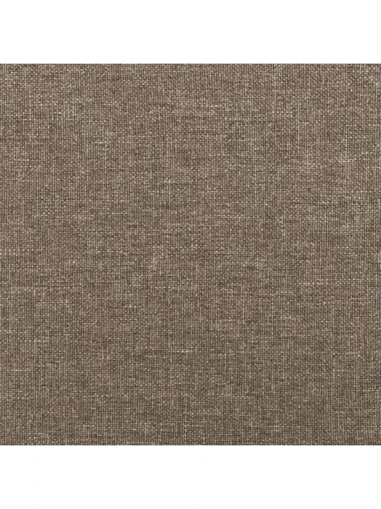 Čelo postele typu ušák taupe 163x16x118/128 cm textil