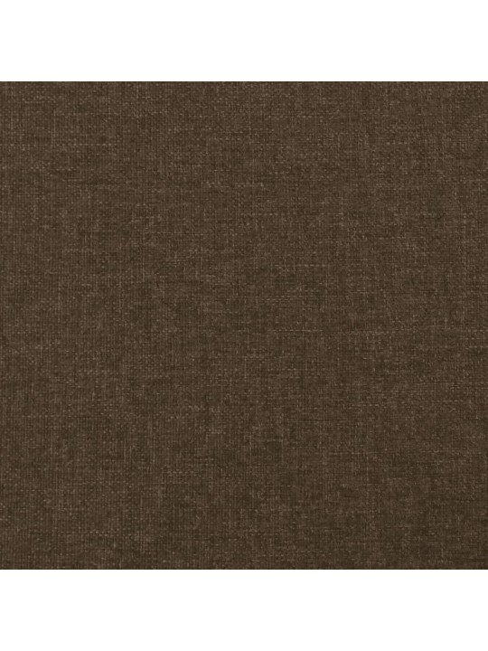Čelo postele typu ušák tmavě hnědé 93x16x118/128 cm textil