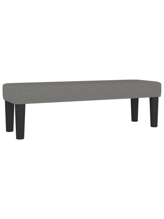 Box spring postel s matrací tmavě šedá 200x200 cm textil