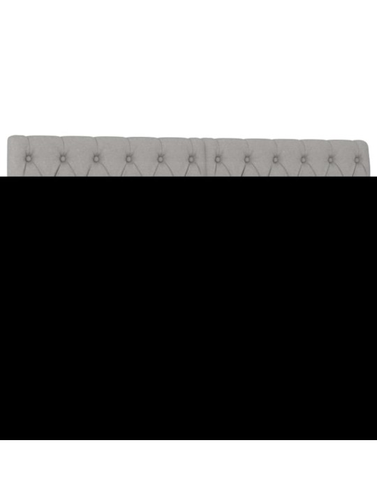 Box spring postel s matrací světle šedá 140 x 200 cm textil