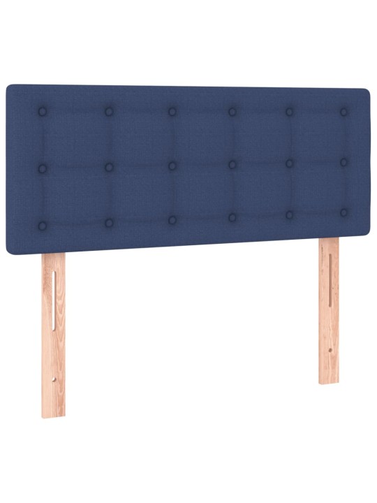 Box spring postel s matrací modrá 120x200 cm textil