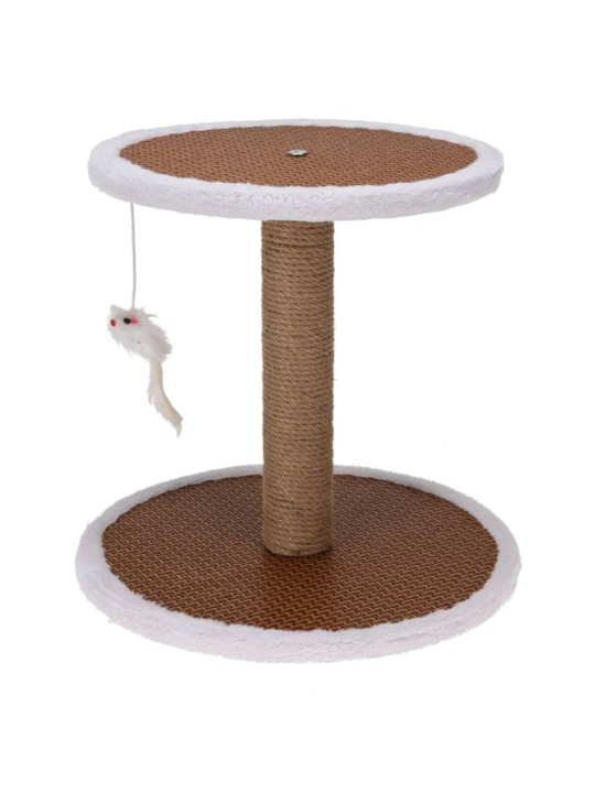 Pets collection škrabadlo pro kočky na podstavci s myší 35x35x33 cm