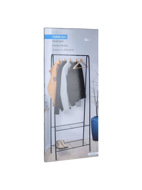 Storage solutions stojan na oblečení se 2 policemi 61 x 34 x 152 cm