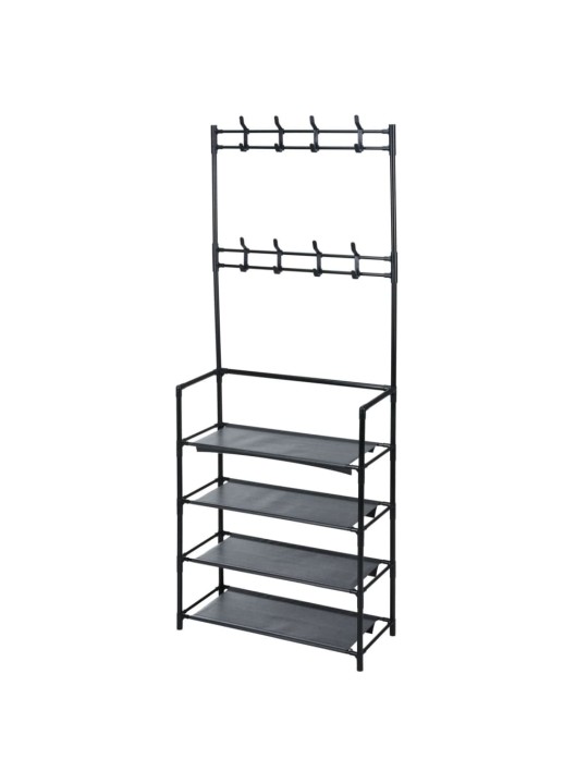 Storage solutions Stojan na oblečení se 4 policemi 60 x 26 x 155 cm