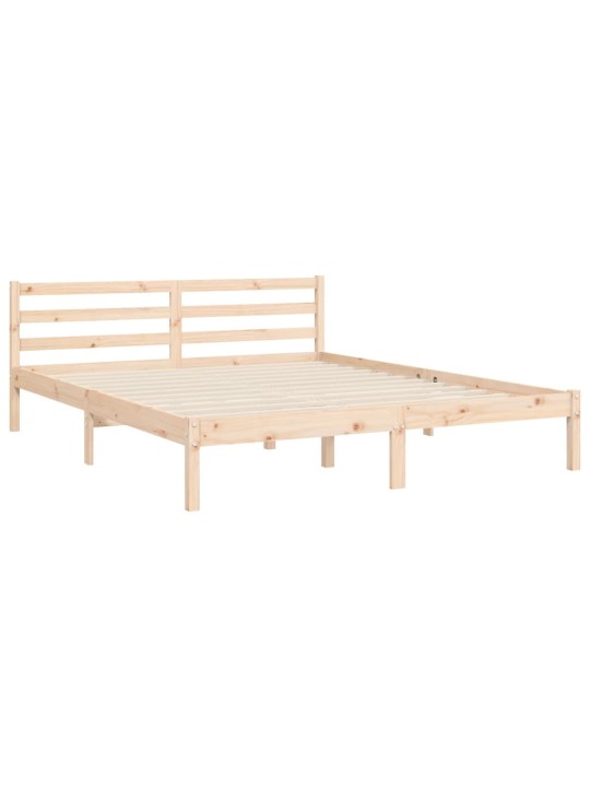 Rám postele s čelem King Size masivní dřevo