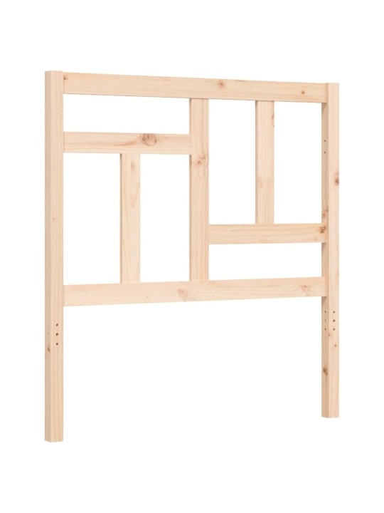 Rám postele s čelem 90 x 200 cm masivní dřevo