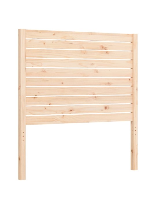 Rám postele s čelem 100 x 200 cm masivní dřevo