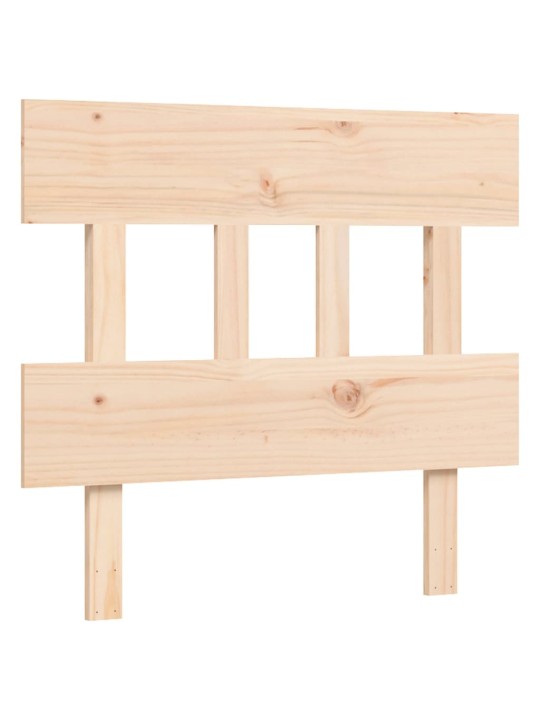 Rám postele s čelem 90 x 200 cm masivní dřevo