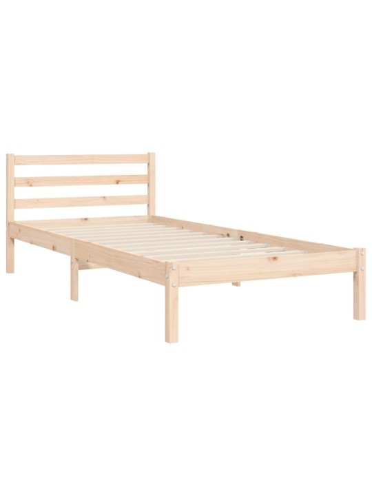 Rám postele s čelem 90 x 200 cm masivní dřevo