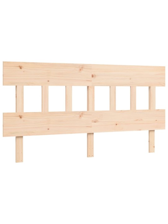 Rám postele s čelem King Size masivní dřevo