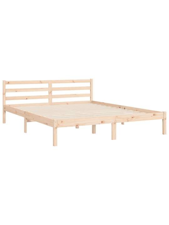 Rám postele s čelem King Size masivní dřevo