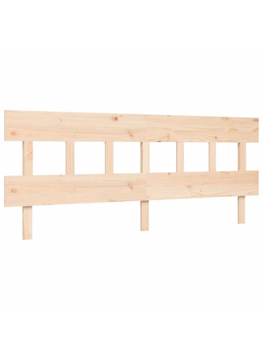 Rám postele s čelem Super King Size masivní dřevo
