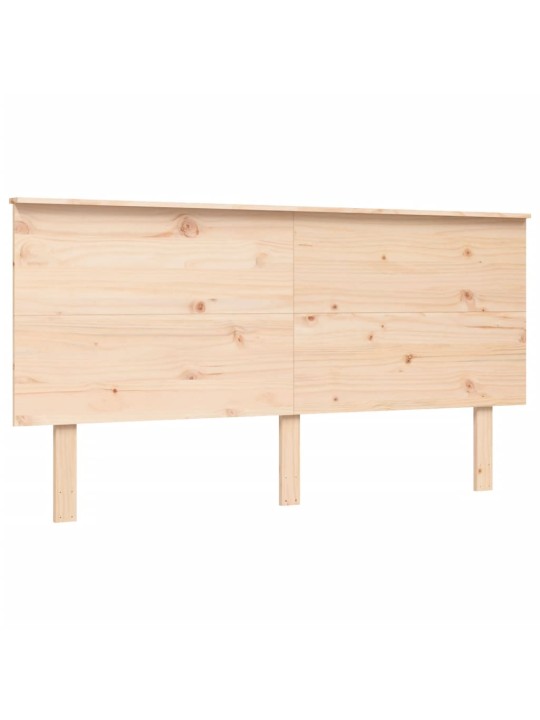 Rám postele s čelem 160 x 200 cm masivní dřevo