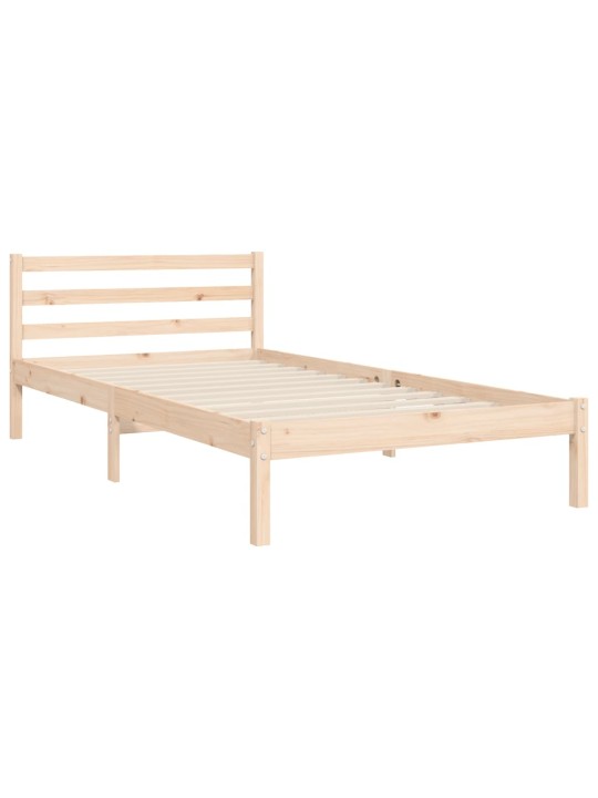 Rám postele s čelem 90 x 200 cm masivní dřevo