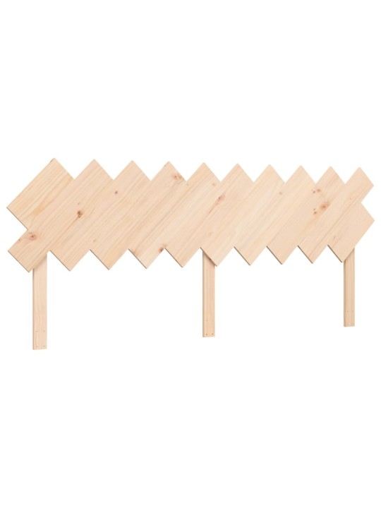 Rám postele s čelem 200 x 200 cm masivní dřevo