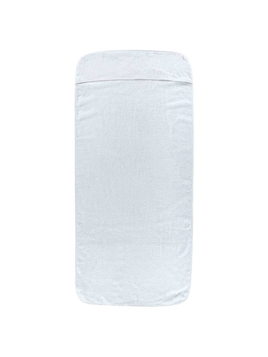 Plážové osušky 6 ks bílé 60 x 135 cm textil 400 GSM