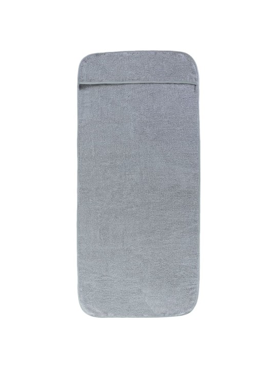 Plážové osušky 6 ks šedé 60 x 135 cm textil 400 GSM
