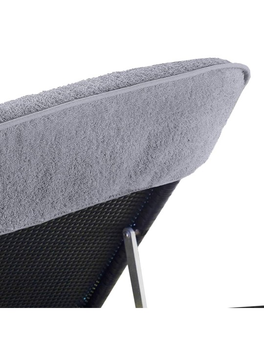 Plážové osušky 6 ks šedé 60 x 135 cm textil 400 GSM