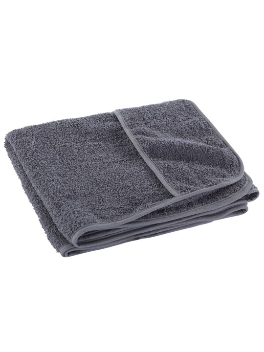 Plážové osušky 4 ks antracitové 60 x 135 cm textil 400 GSM