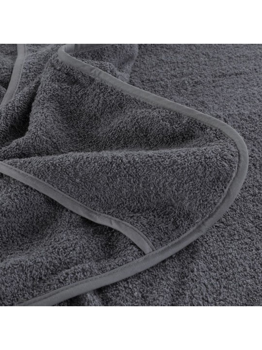 Plážové osušky 4 ks antracitové 60 x 135 cm textil 400 GSM