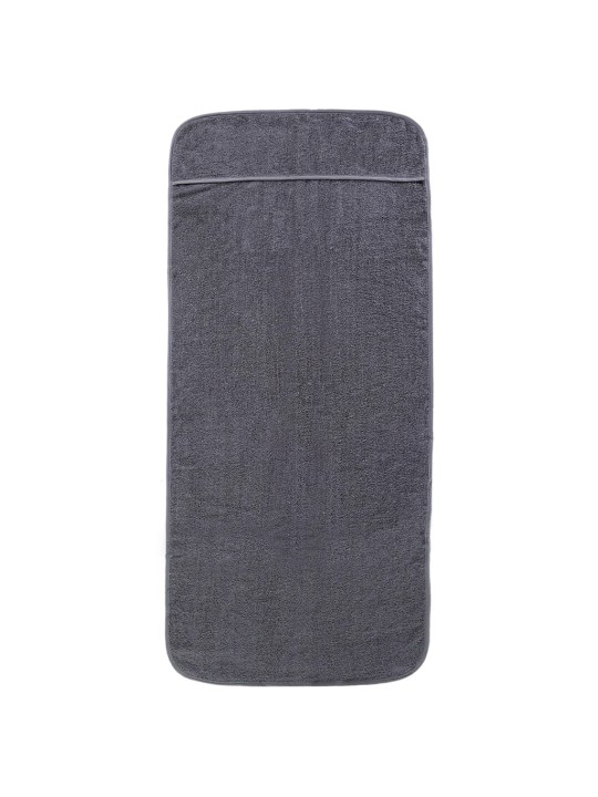 Plážové osušky 6 ks antracitové 60 x 135 cm textil 400 GSM