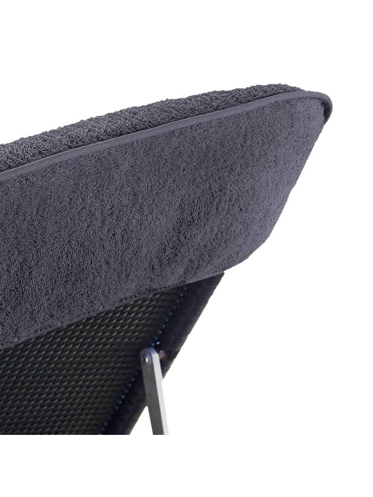 Plážové osušky 6 ks antracitové 60 x 135 cm textil 400 GSM