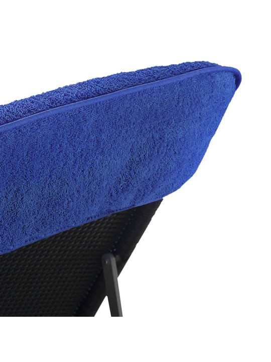 Plážové osušky 6 ks královsky modré 60 x 135 cm textil 400 GSM