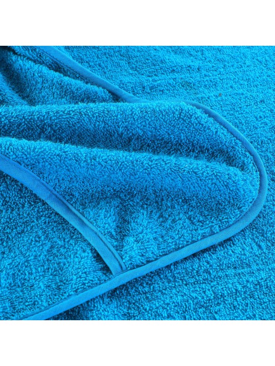 Plážové osušky 6 ks tyrkysové 60 x 135 cm textil 400 GSM