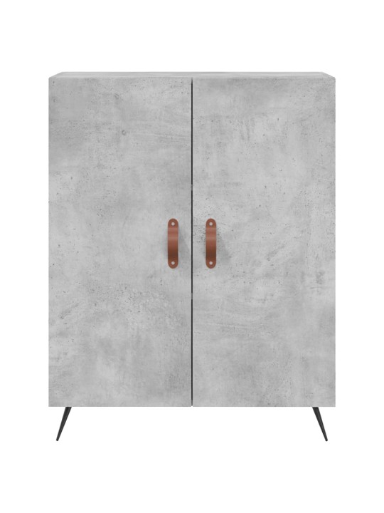 Skříň highboard betonově šedá 69,5x34x180 cm kompozitní dřevo