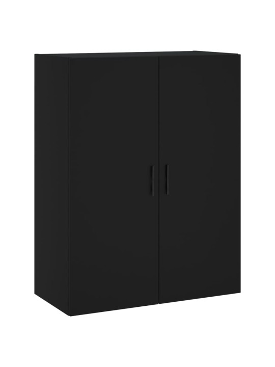 Skříň highboard černá 69,5 x 34 x 180 cm kompozitní dřevo