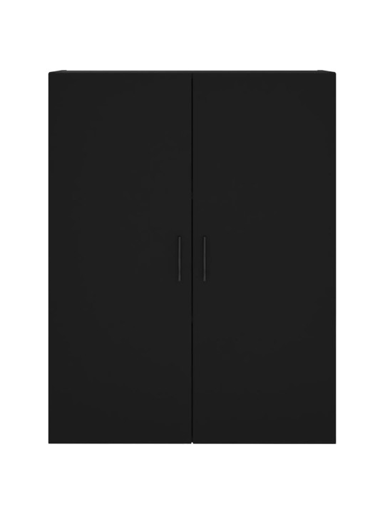 Skříň highboard černá 69,5 x 34 x 180 cm kompozitní dřevo