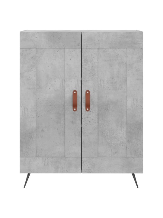 Skříň highboard betonově šedá 69,5x34x180 cm kompozitní dřevo