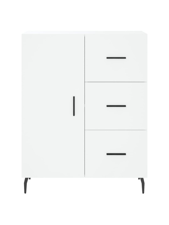 Skříň highboard bílá 69,5 x 34 x 180 cm kompozitní dřevo