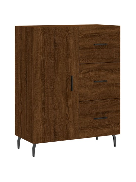 Skříň highboard hnědý dub 69,5 x 34 x 180 cm kompozitní dřevo