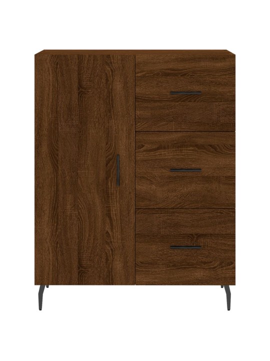 Skříň highboard hnědý dub 69,5 x 34 x 180 cm kompozitní dřevo