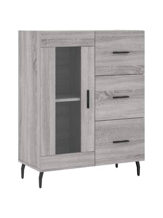 Skříň highboard šedá sonoma 69,5 x 34 x 180 cm kompozitní dřevo