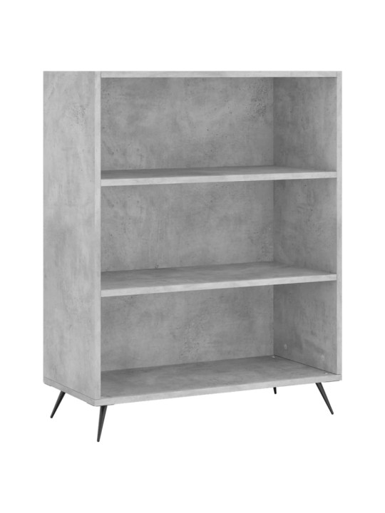 Skříň highboard betonově šedá 69,5x34x180 cm kompozitní dřevo