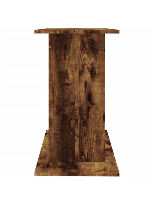 Stojan na akvárium kouřový dub 80 x 35 x 60 cm kompozitní dřevo